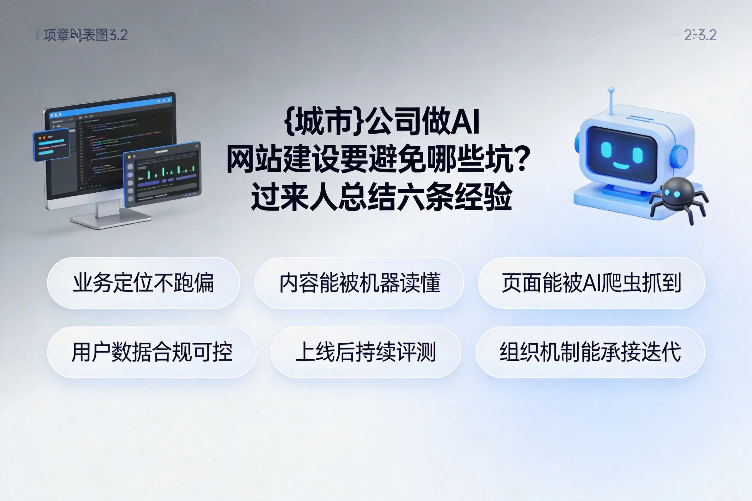 滨州公司做AI网站建设要避免哪些坑？过来人总结六条经验