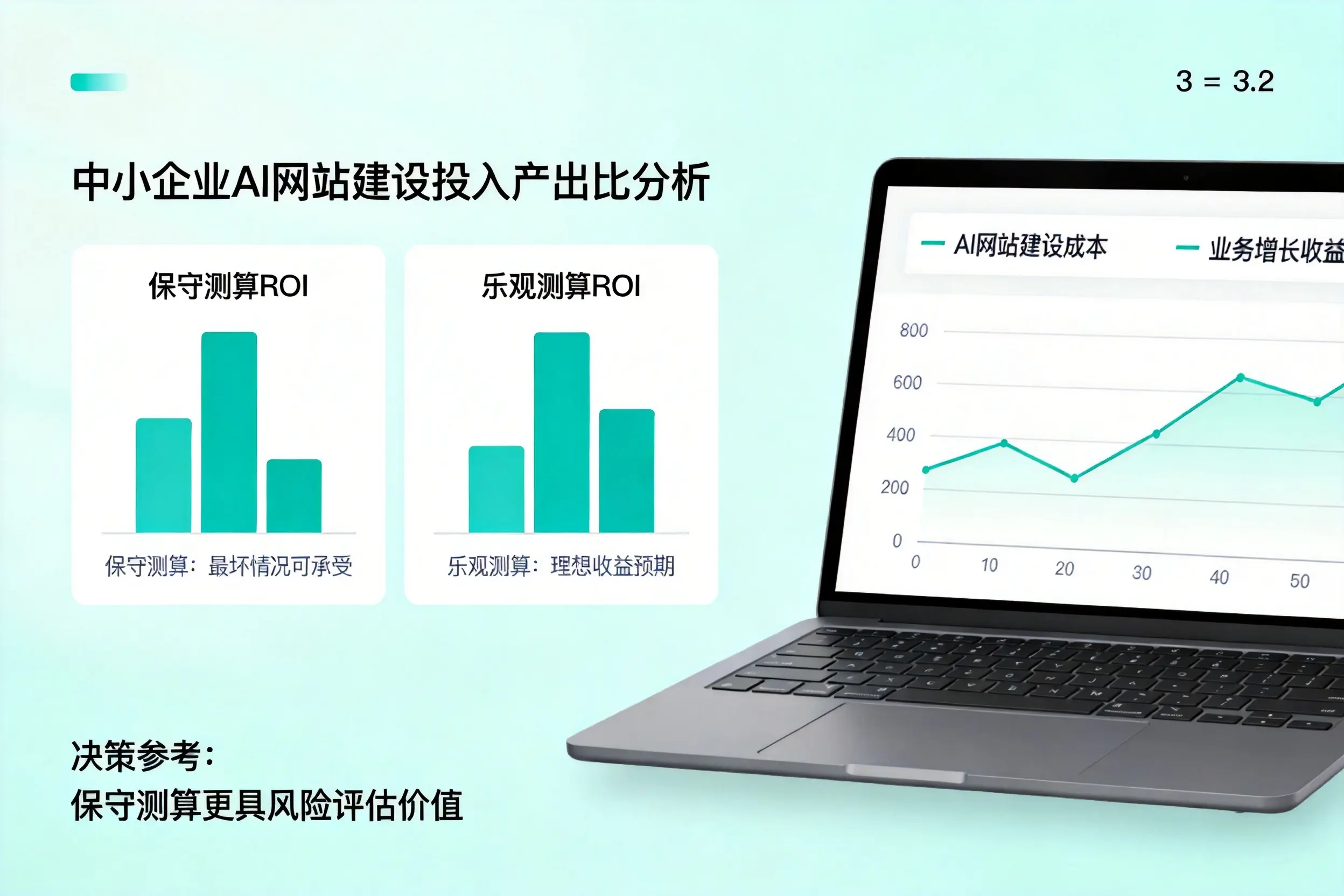 滨州中小企业AI网站建设投入产出比怎么算？先看这份分析