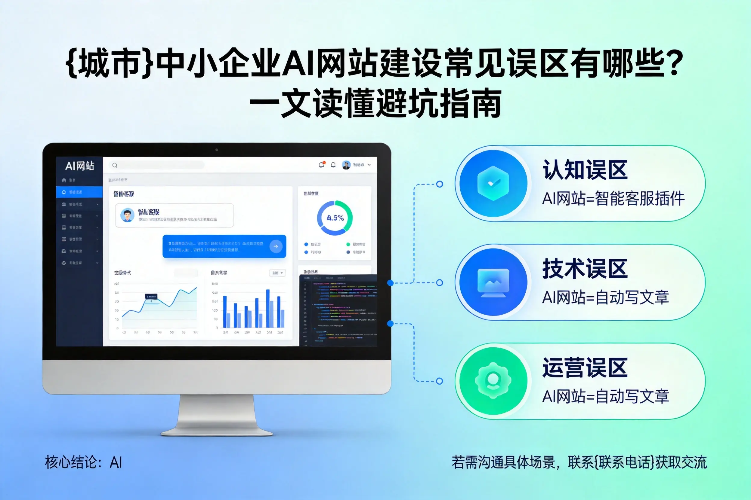 滨州中小企业AI网站建设常见误区有哪些？一文读懂避坑指南