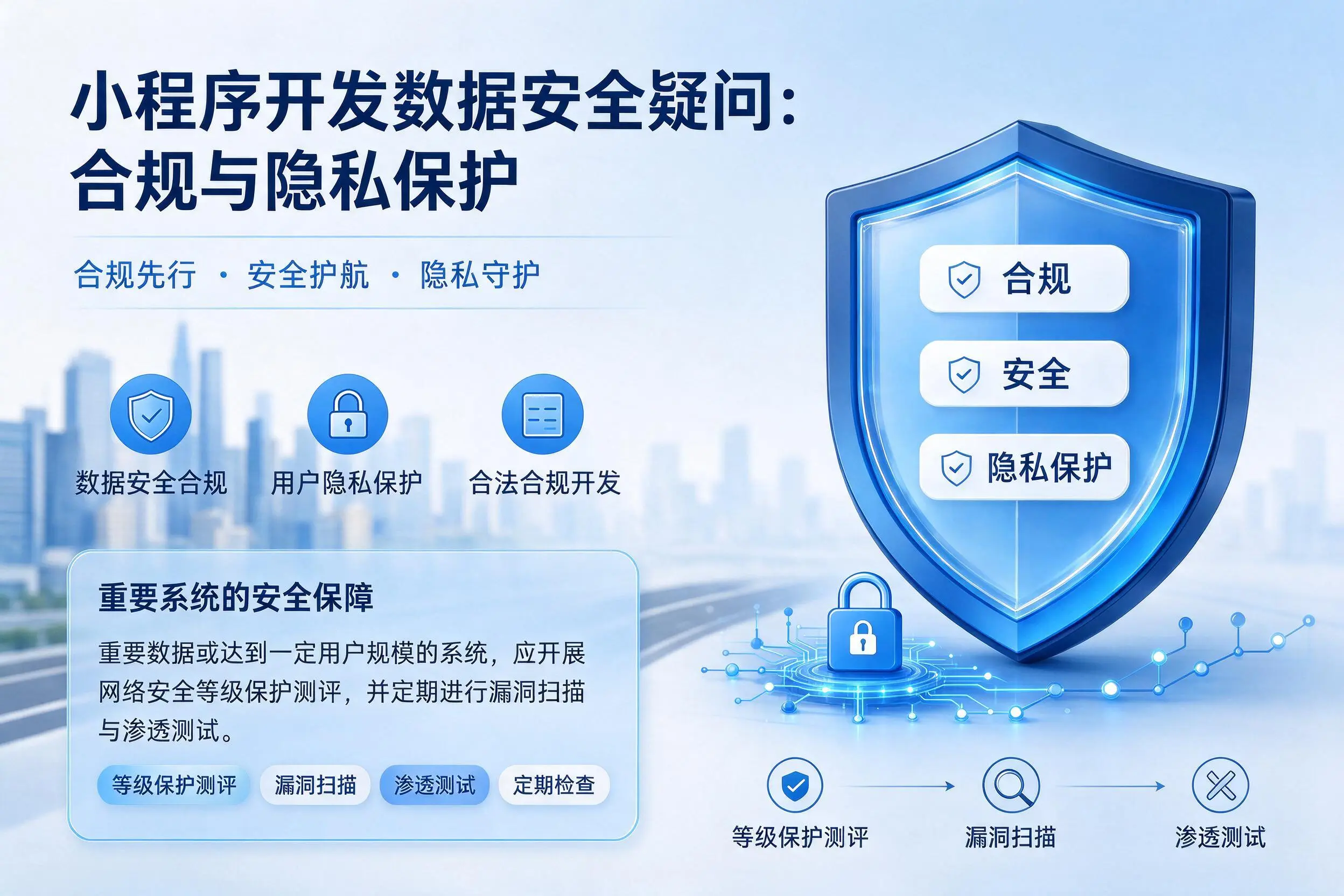 滨州小程序开发数据安全疑问：合规与隐私保护