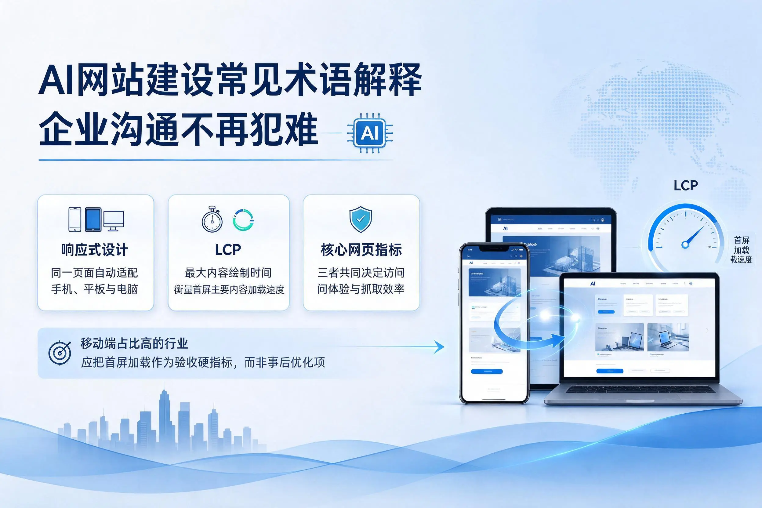 AI网站建设常见术语解释，滨州企业沟通不再犯难