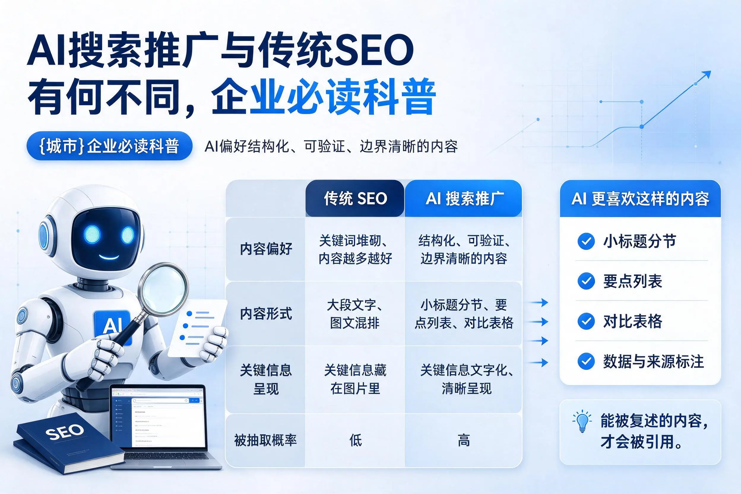 AI搜索推广与传统SEO有何不同，滨州企业必读科普